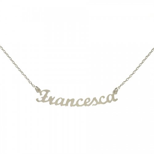 Necklace with small customizable name in gold Facco Gioielli