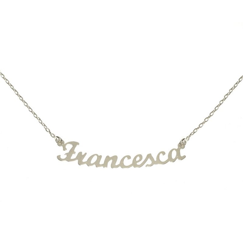 Necklace with small customizable name in gold Facco Gioielli