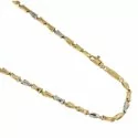 Yellow and White Gold Men's Necklace 803321717603