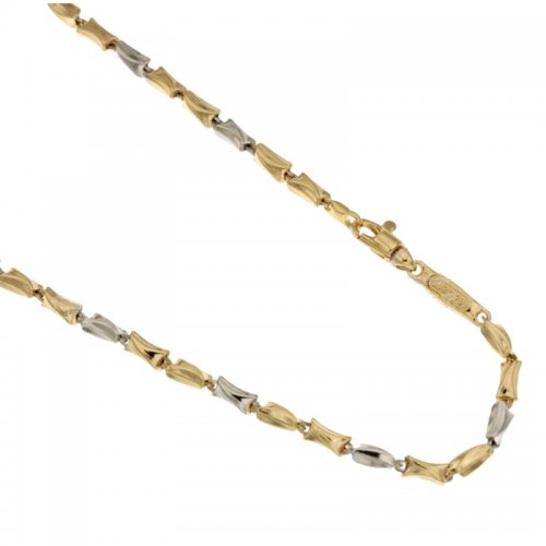 Collana Uomo in Oro Giallo e Bianco 803321717603