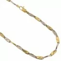 Yellow and White Gold Men's Necklace 803321717938