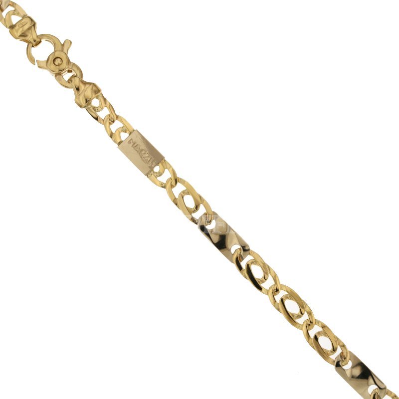 Men's Bracelet in Yellow and White Gold 803321735577