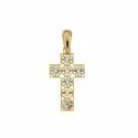 Women's Cross in Yellow and White Gold 803321730828