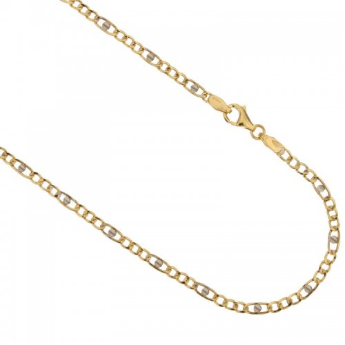 Yellow and White Gold Men's Necklace 803321700262