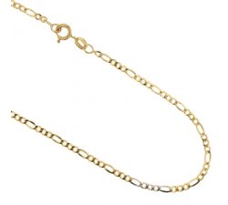 Yellow and White Gold Men's Necklace 803321700236