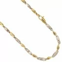 Yellow and White Gold Men's Necklace 803321717466
