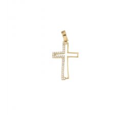 Damenkreuz in Gelbgold 803321725476