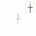 Double-sided women's cross in White Gold 803321725597