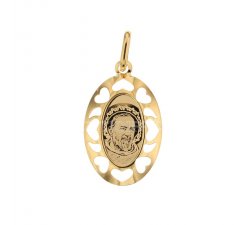 Padre Pio pendant yellow gold 803321707031