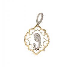 Pendant Madonna yellow and white gold 803321731568