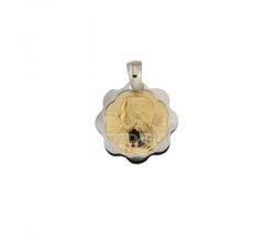 Jesus pendant yellow and white gold 803321706436