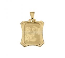 Medaglia Ciondolo da Battesimo Oro Giallo 803321714989