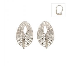 White Gold Woman Earrings 803321734584