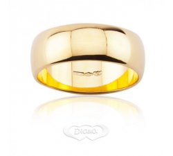 DIANA Ehering Mantuan Gelbgold 7 mm