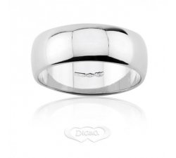 Wedding band DIANA Mantuan White gold 7 mm