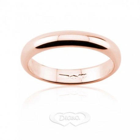 Diana Wedding Ring 5 grams Rose Gold Classic Narrow Band