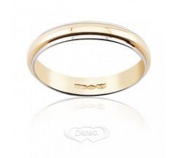 Diana Wedding Ring White and Yellow Gold FD88L4 BC