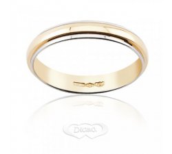 Diana Wedding Ring White and Yellow Gold FD88L4 BC