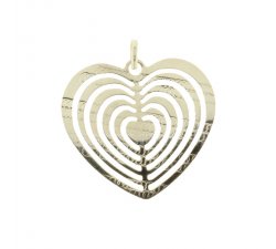 White gold heart pendant 803321713939