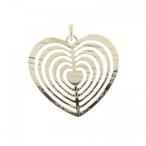 White gold heart pendant 803321713939