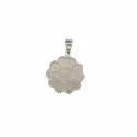 White gold flower pendant 803321711640