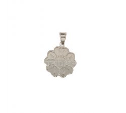 White gold flower pendant 803321711640