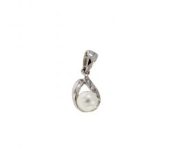 White gold pendant with pearl 803321724918