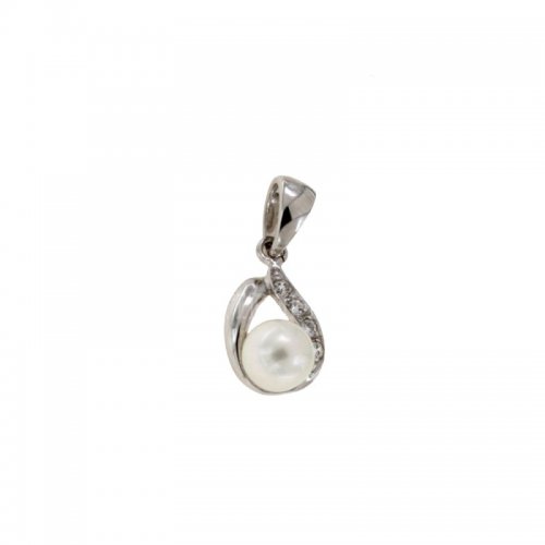 White gold pendant with pearl 803321724918