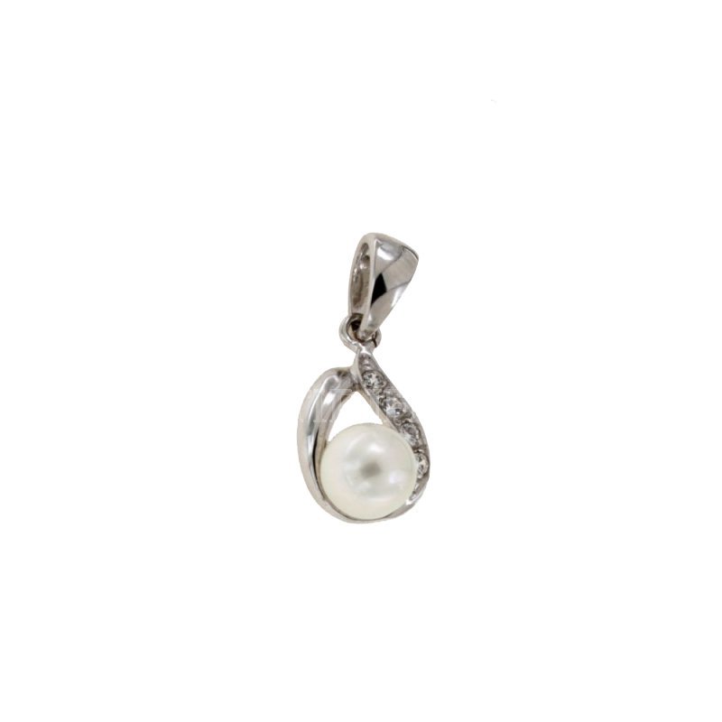 White gold pendant with pearl 803321724918