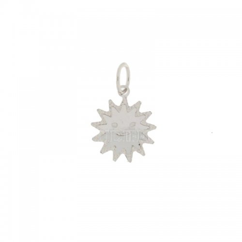 White gold sun pendant 803321713794