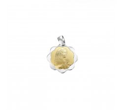 Pendant Madonna yellow and white gold 803321714881
