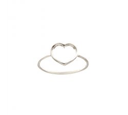 Heart Ring Woman White Gold 803321734407