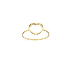 Women's Heart Ring Yellow Gold 803321734406