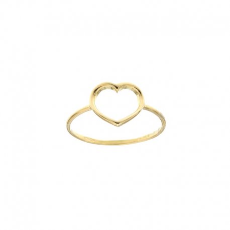 Women's Heart Ring Yellow Gold 803321734406