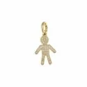 Yellow gold baby pendant 803321710207