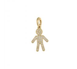 Yellow gold baby pendant 803321710207