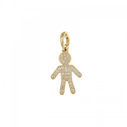 Yellow gold baby pendant 803321710207