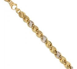 Bracciale Uomo in Oro Giallo e Bianco 803321732391