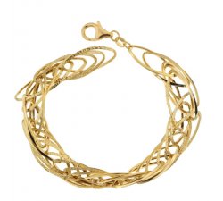 Yellow gold women's bracelet 803321719452