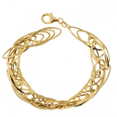 Yellow gold women's bracelet 803321719452