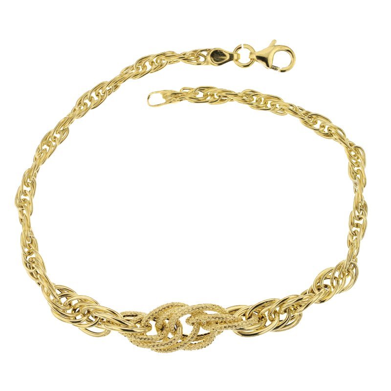 Yellow gold women's bracelet 803321729082