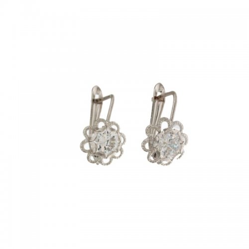 Woman Earrings in White Gold 803321716270