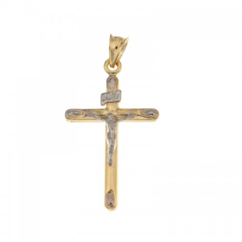 Cross in Yellow and White Gold 803321728410