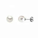Pearl Woman Earrings in White Gold 803321708052