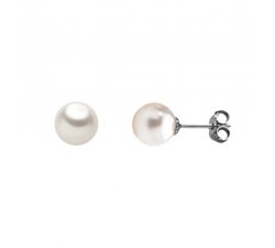 Pearl Woman Earrings in White Gold 803321708052