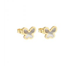 Schmetterlings-Ohrringe für Damen in Gold 803321733451