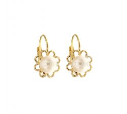 Orecchini Donna Perla in Oro Giallo 803321715895