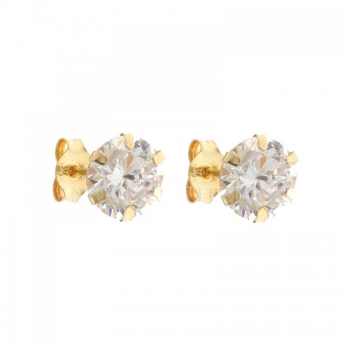Women's Point Light Earrings in Yellow Gold 803321715955