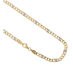 Herren-Halskette aus Gelb- und Weißgold 803321700279