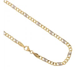 Yellow and White Gold Men's Necklace 803321700279